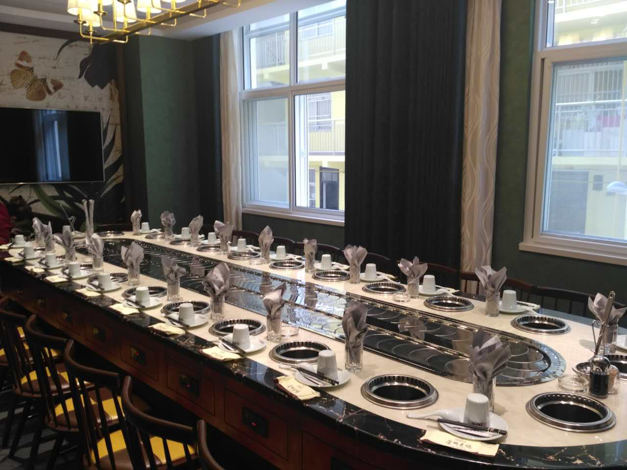 一人一鍋無煙火鍋桌