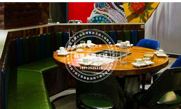 韓博實(shí)木無(wú)煙火鍋?zhàn)缆被疱伓ㄖ?圖3)