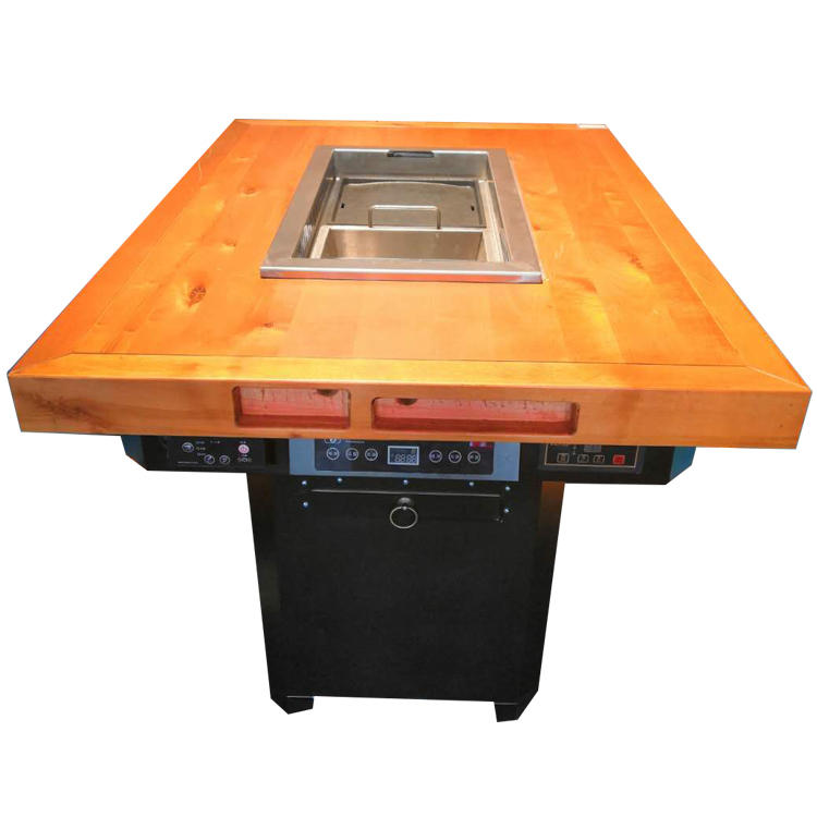 無(wú)煙烤涮一體桌